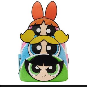 Loungefly Mini Backpack - Powerpuff Girls Triple Pocket NWOT